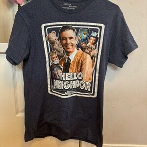 Navy Blue Mr Roger’s Shirt